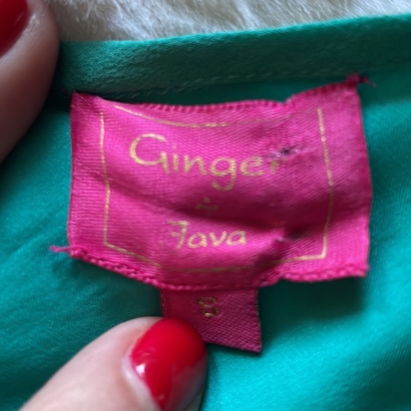 Ginger & Java Green Dress - Picture 6 of 6